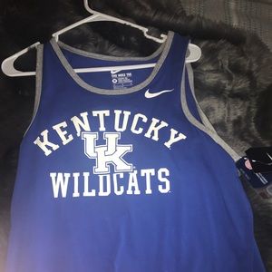 Blue University of Kentucky tank top.